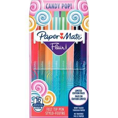 Pochette de 16 feutres nylon Flair candy pop - Ma Rentrée Facile