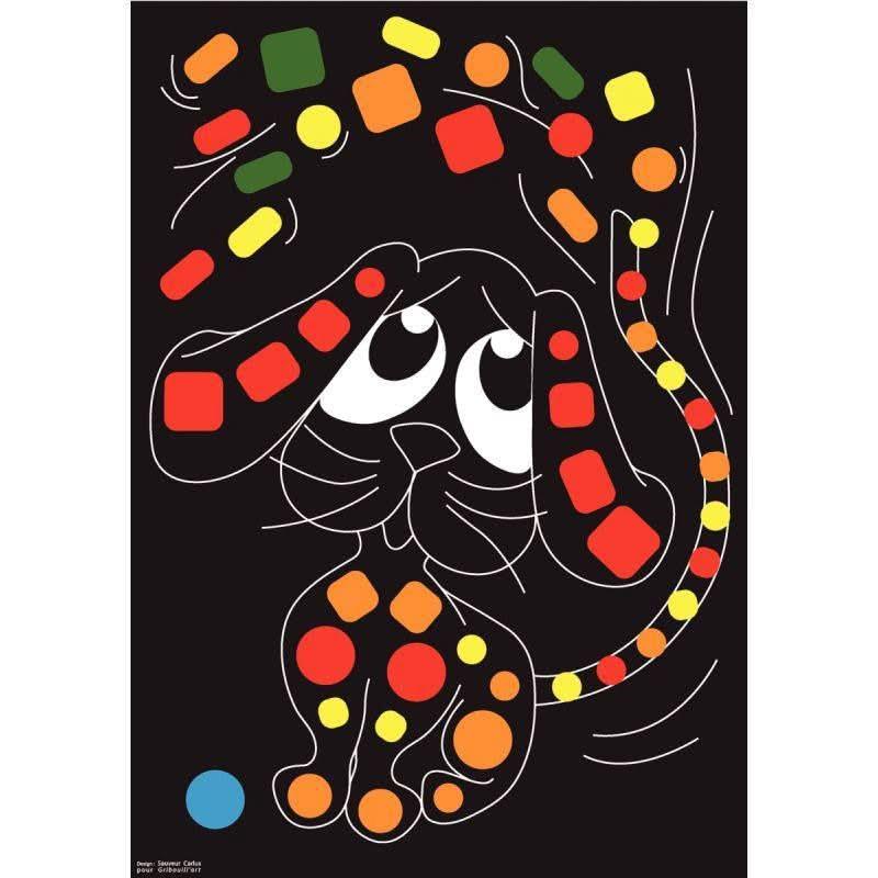 Pochette de 16 feuilles et 16 planches de gommettes de 5 motifs animaux différents - Ma Rentrée Facile