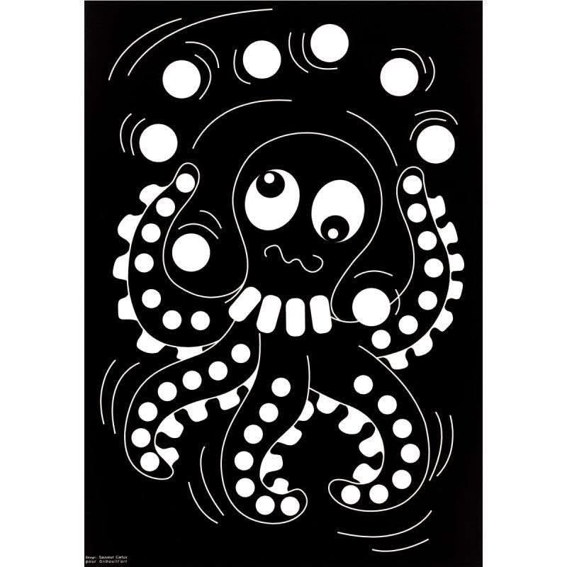Pochette de 16 feuilles et 16 planches de gommettes de 5 motifs animaux différents - Ma Rentrée Facile