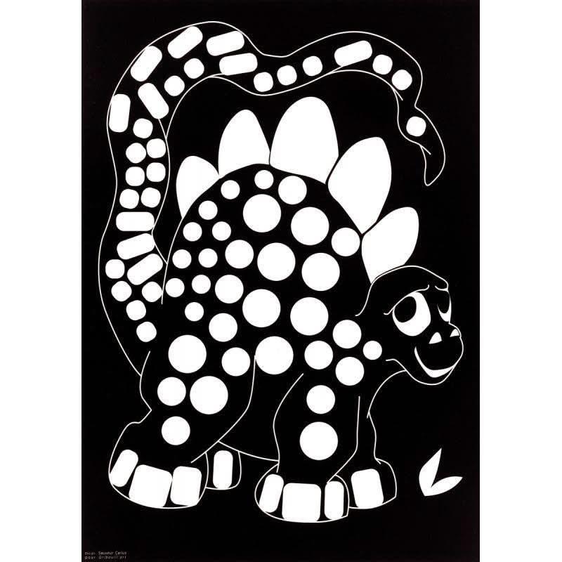 Pochette de 16 feuilles et 16 planches de gommettes de 5 motifs animaux différents - Ma Rentrée Facile