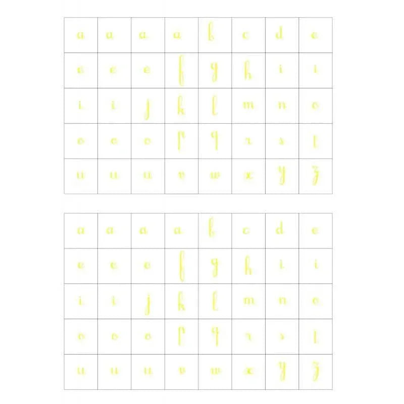 Pochette de 1600 gommettes lettres, tailles et coloris assortis - Ma Rentrée Facile