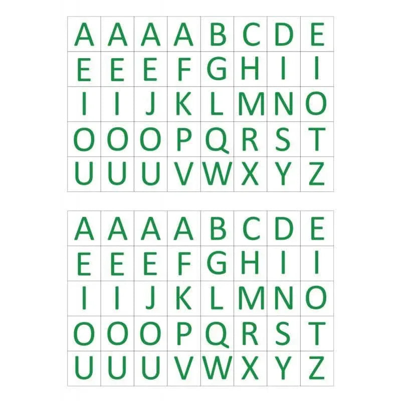 Pochette de 1600 gommettes lettres, tailles et coloris assortis - Ma Rentrée Facile