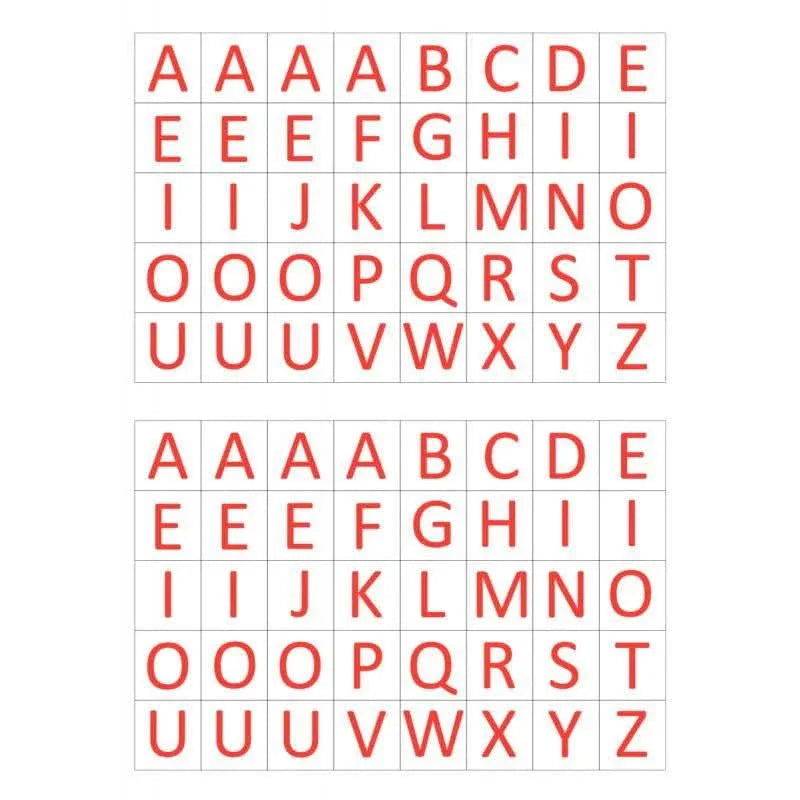 Pochette de 1600 gommettes lettres, tailles et coloris assortis - Ma Rentrée Facile