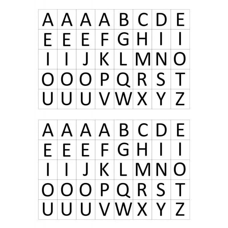 Pochette de 1600 gommettes lettres, tailles et coloris assortis - Ma Rentrée Facile