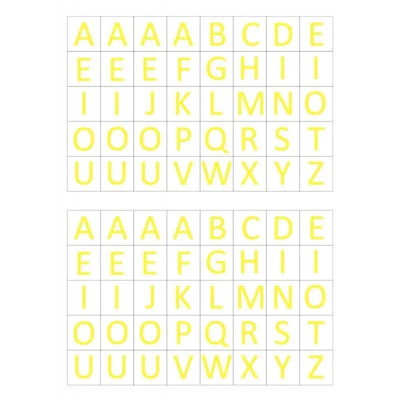 Pochette de 1600 gommettes lettres, tailles et coloris assortis - Ma Rentrée Facile