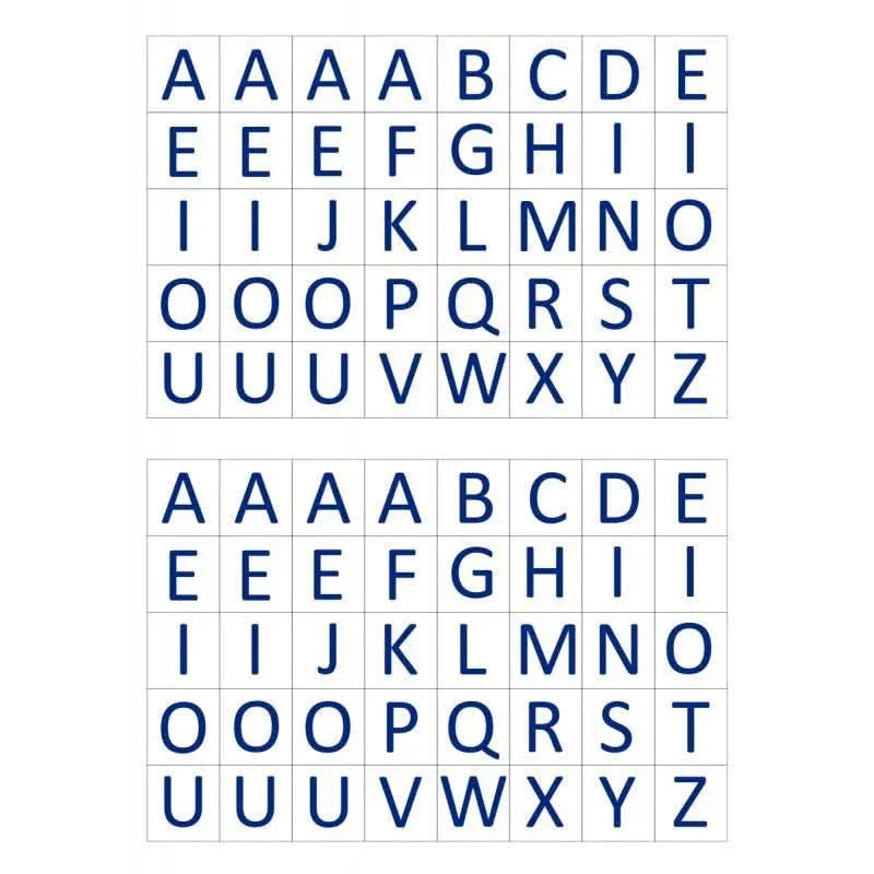 Pochette de 1600 gommettes lettres, tailles et coloris assortis - Ma Rentrée Facile