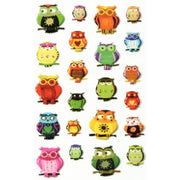Pochette de 195 stickers déco 3D cooky thème animaux - Ma Rentrée Facile