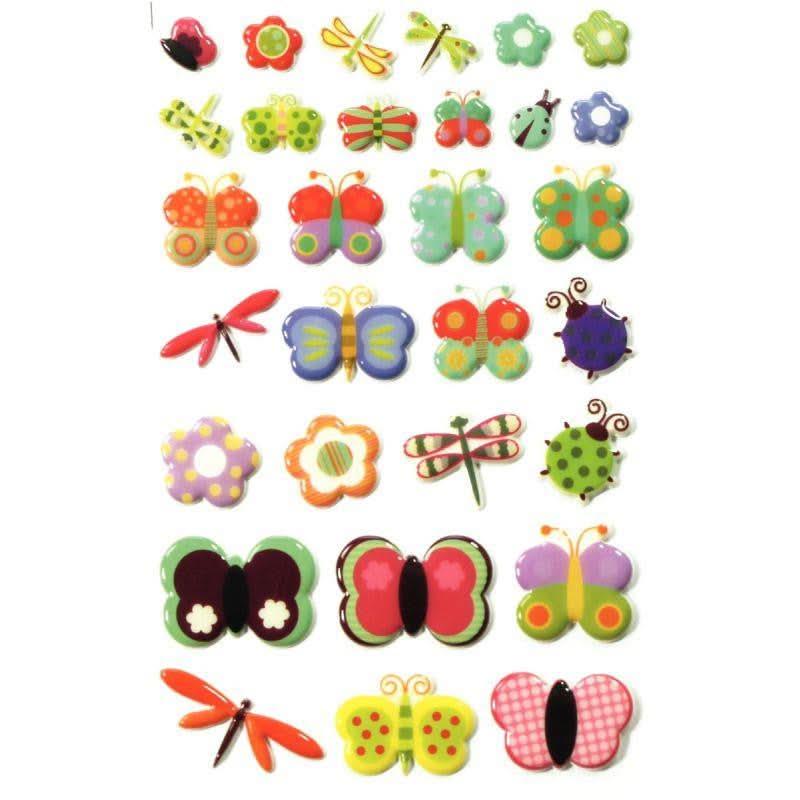 Pochette de 195 stickers déco 3D cooky thème animaux - Ma Rentrée Facile
