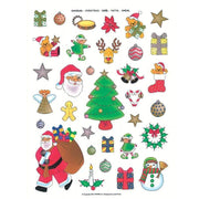 Pochette de 198 gommettes thème Noël assortis - Ma Rentrée Facile
