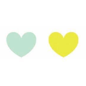 Pochette de 2 720 gommettes coeur - Ma Rentrée Facile