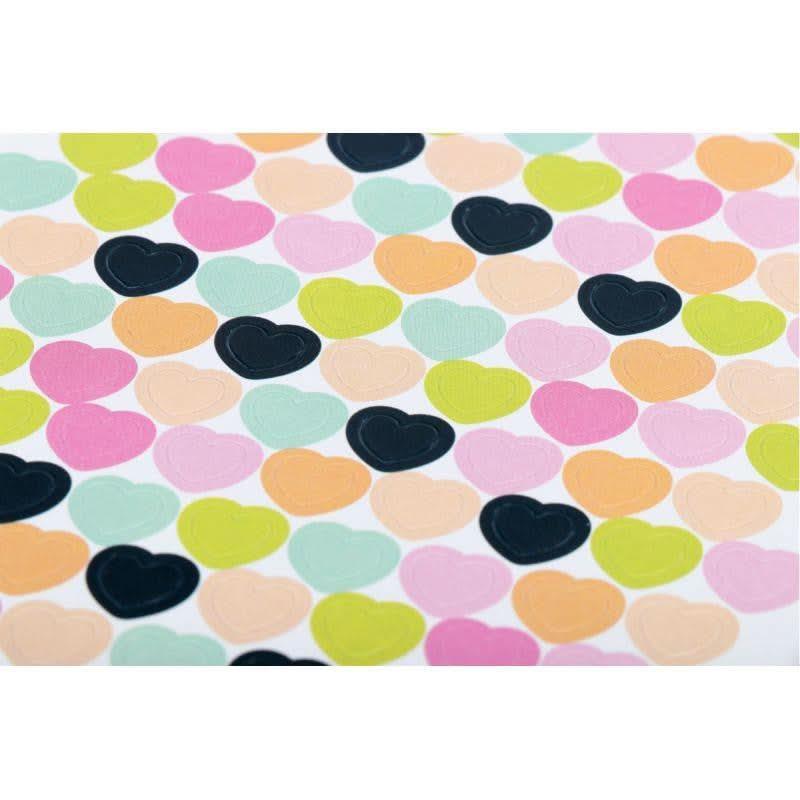 Pochette de 2 720 gommettes coeur - Ma Rentrée Facile