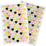 Pochette de 2 720 gommettes coeur - Ma Rentrée Facile