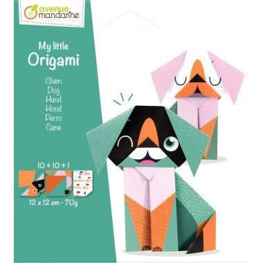 Pochette de 20 feuilles origami little chien Clairefontaine - Ma Rentrée Facile