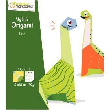 Pochette de 20 feuilles origami little dinosaure Clairefontaine - Ma Rentrée Facile