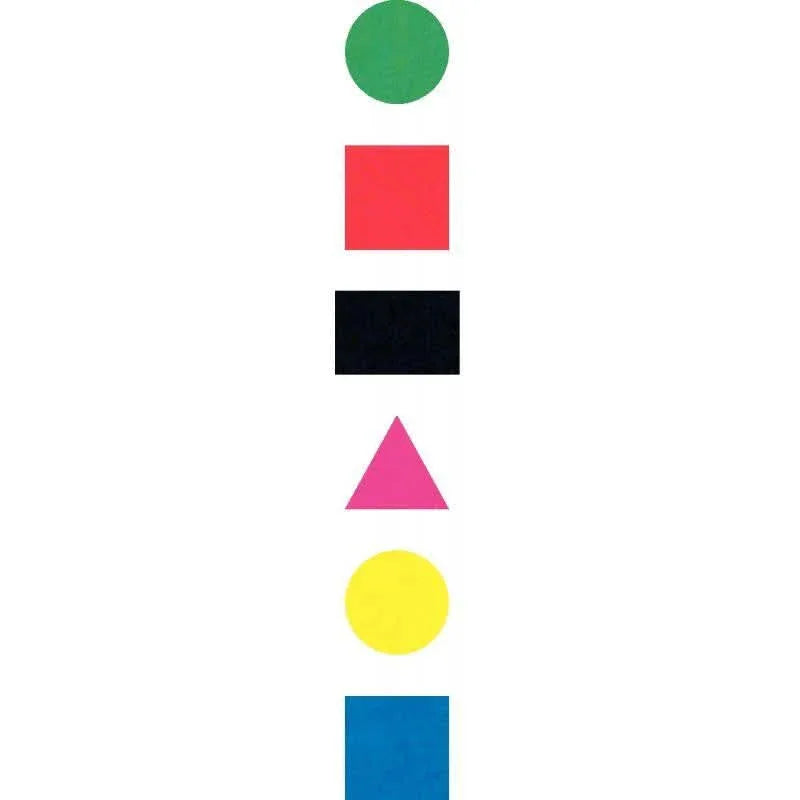 Pochette de 2080 gommettes triangulaires 6 couleurs assorties - Ma Rentrée Facile