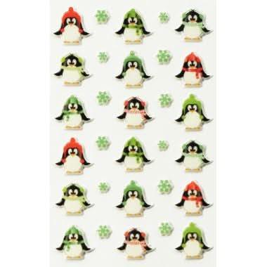 Pochette de 250 stickers déco 3D cooky thème Noël - Ma Rentrée Facile