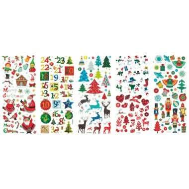 Pochette de 255 stickers scintillants thème Noël - Ma Rentrée Facile