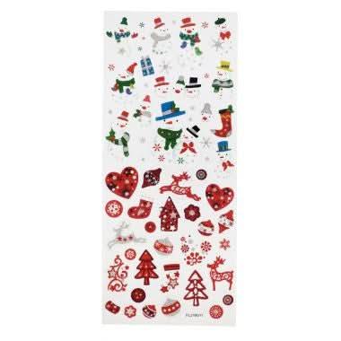 Pochette de 255 stickers scintillants thème Noël - Ma Rentrée Facile