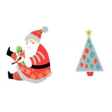 Pochette de 255 stickers scintillants thème Noël - Ma Rentrée Facile