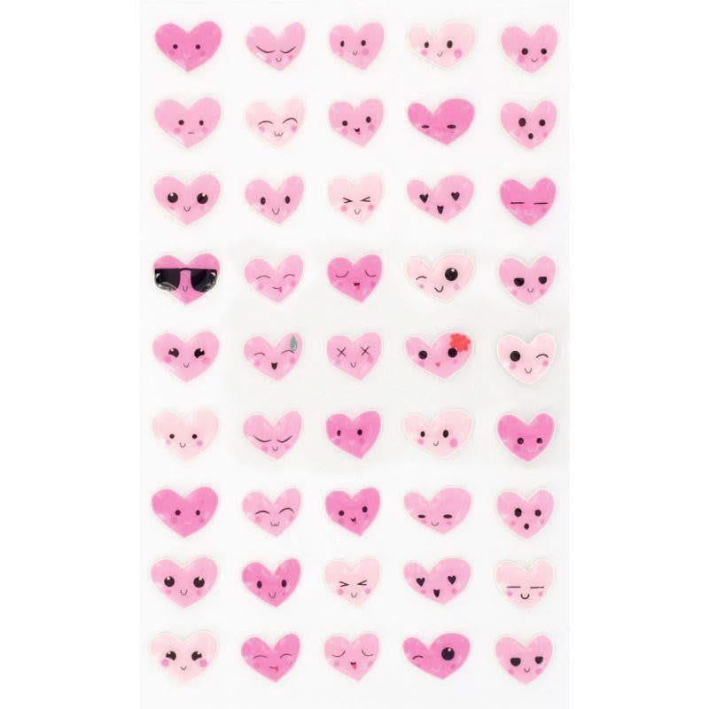 Pochette de 294 stickers déco 3D cooky thème fantaisie, 8 planches - Ma Rentrée Facile