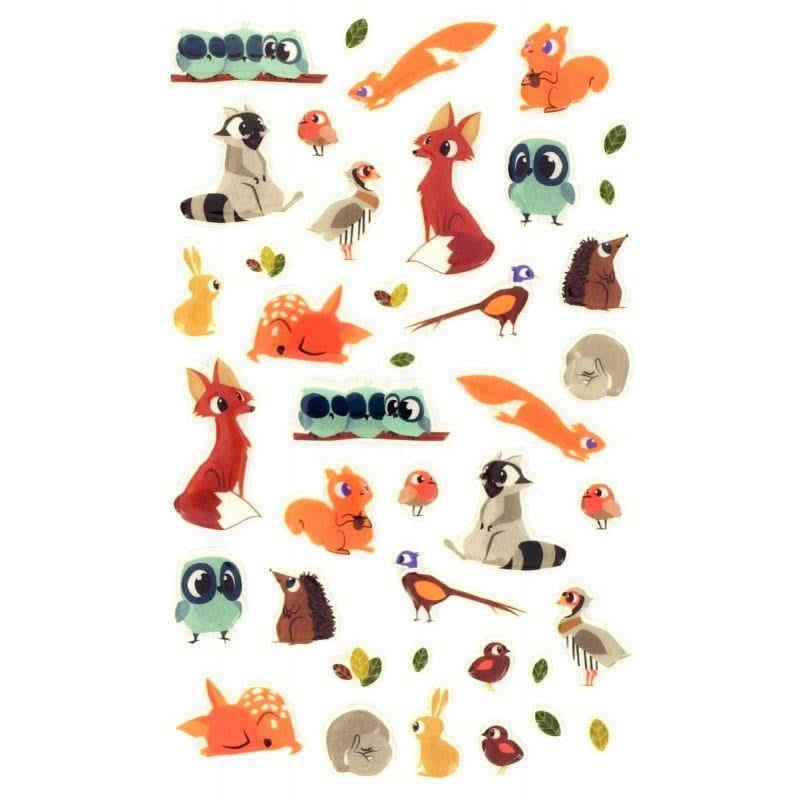 Pochette de 294 stickers déco 3D cooky thème fantaisie, 8 planches - Ma Rentrée Facile