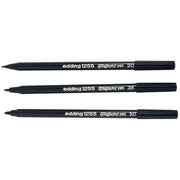 Pochette de 3 feutres de calligraphie pointe biseautée noir - Ma Rentrée Facile