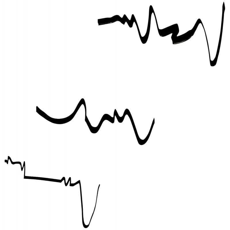 Pochette de 3 feutres de calligraphie pointe biseautée noir - Ma Rentrée Facile