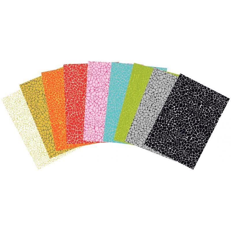 Pochette de 30 feuilles pour Decopatch motifs craquelés - Ma Rentrée Facile