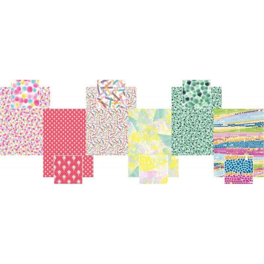 Pochette de 30 feuilles pour Décopatch motifs graphiques - Ma Rentrée Facile