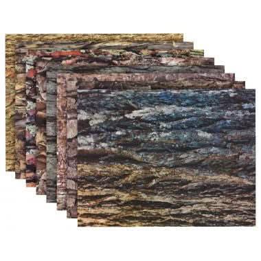 Pochette de 32 feuilles de papier motif écorce, 22x28cm - Ma Rentrée Facile