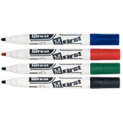 Pochette de 4 Feutre effaçable à sec MFirst pointe large assortis - Ma Rentrée Facile