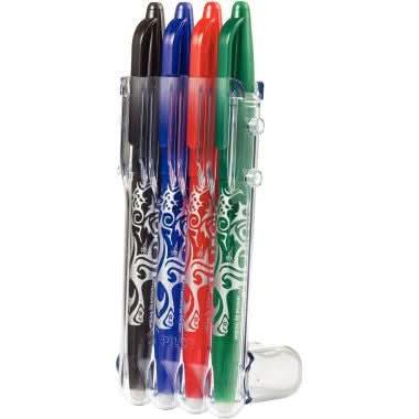 Pochette de 4 rollers effaçables Frixion Ball pointe moyenne assortis - Ma Rentrée Facile