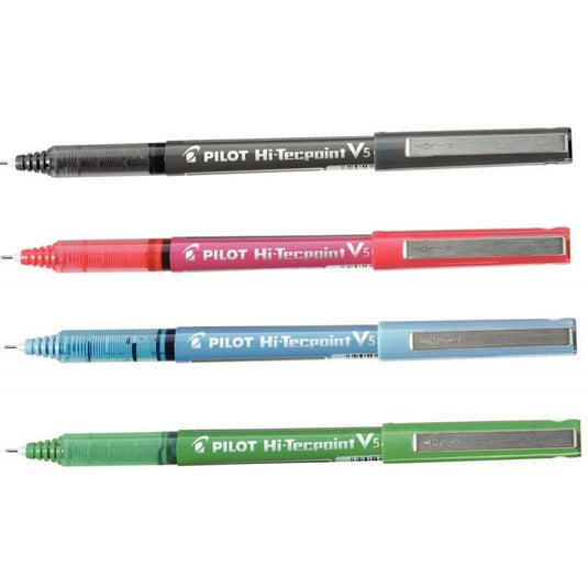 Pochette de 4 stylos V5 couleurs assorties - Ma Rentrée Facile