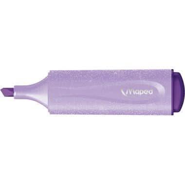 Pochette de 4 surligneurs Maped Fluo Peps Glitter pastel - Ma Rentrée Facile