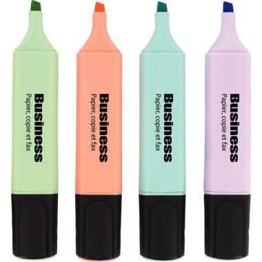 Pochette de 4 surligneurs pastel assortis - Ma Rentrée Facile