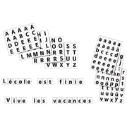 Pochette de 40 planches gommettes carrées de 40mm - Ma Rentrée Facile