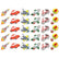 Pochette de 420 gommettes fantaisies assorties, 14 planches - Ma Rentrée Facile