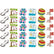 Pochette de 420 gommettes fantaisies assorties, 14 planches - Ma Rentrée Facile