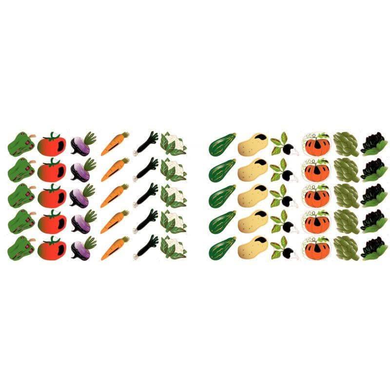 Pochette de 420 gommettes fantaisies assorties, 14 planches - Ma Rentrée Facile