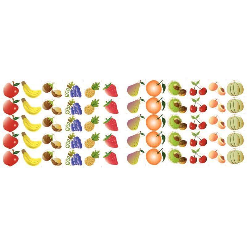 Pochette de 420 gommettes fantaisies assorties, 14 planches - Ma Rentrée Facile