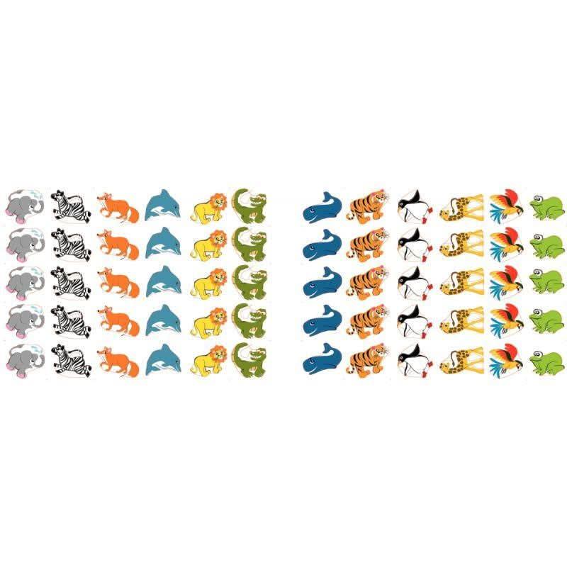 Pochette de 420 gommettes fantaisies assorties, 14 planches - Ma Rentrée Facile