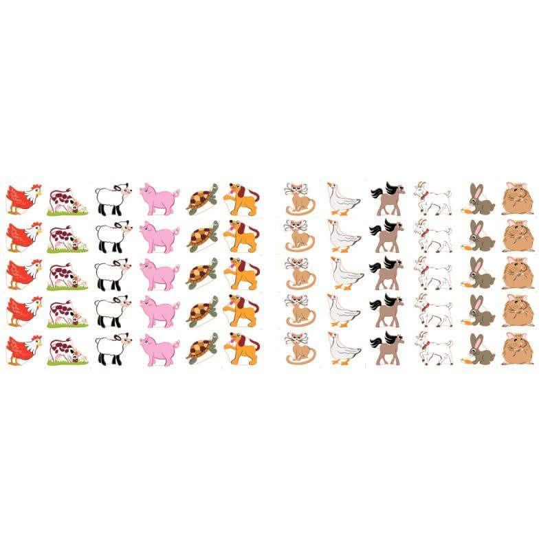 Pochette de 420 gommettes fantaisies assorties, 14 planches - Ma Rentrée Facile