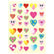 Pochette de 432 gommettes formes coeurs et fleurs - Ma Rentrée Facile