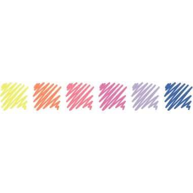 Pochette de 6 feutres nylon Flair pastel - Ma Rentrée Facile