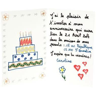 Pochette de 6 marqueurs permanents pointe large assortis - Ma Rentrée Facile