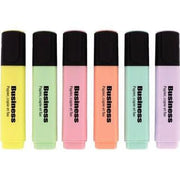 Pochette de 6 surligneurs pastel assortis - Ma Rentrée Facile