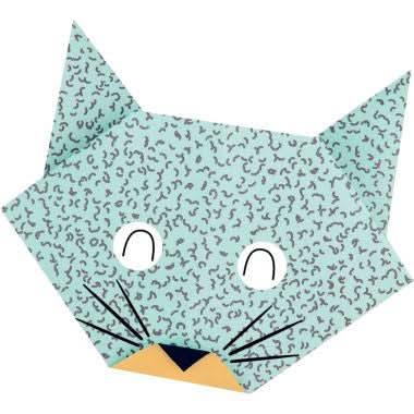 Pochette de 60 feuilles origami 20 x 20cm pelage animaux Clairefontaine - Ma Rentrée Facile