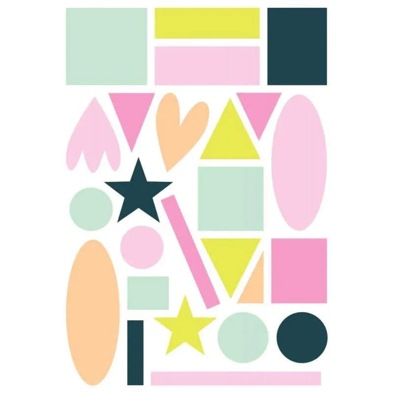 Pochette de 620 maxi gommettes baby géométriques - Ma Rentrée Facile