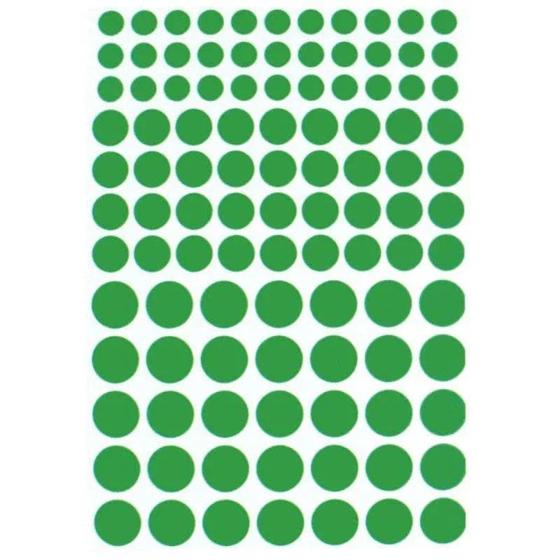 Pochette de 624 gommettes rondes couleurs assorties - Ma Rentrée Facile