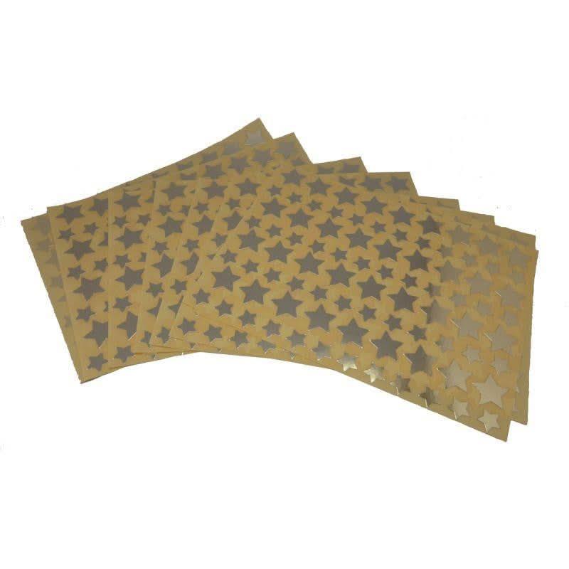 Pochette de 672 gommettes étoiles métallisées argentées - Ma Rentrée Facile